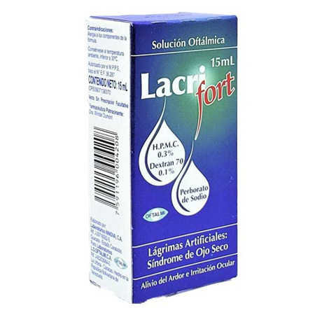 Imagen de Lacri Fort Solucion Oftamologica 15 Ml