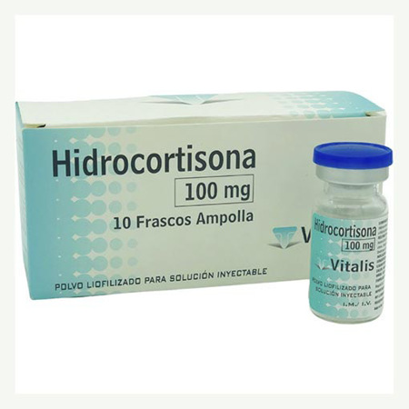 Imagen de Hidrocortisona Amp. 500 Mg IM/IV Vitalis