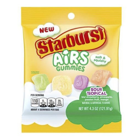 Imagen de Gomita Starburst Sour Tropical 121.9G