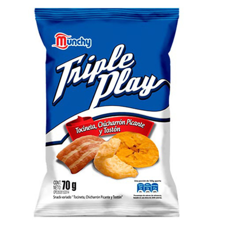 Imagen de Snack Triple Play Munchy 70G