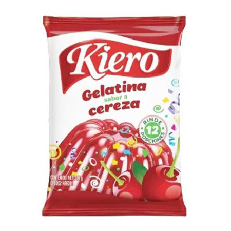Imagen de Gelatina De Cereza Kiero 96g