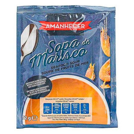 Imagen de Sopa De Mariscos Amanhecer 72Gr