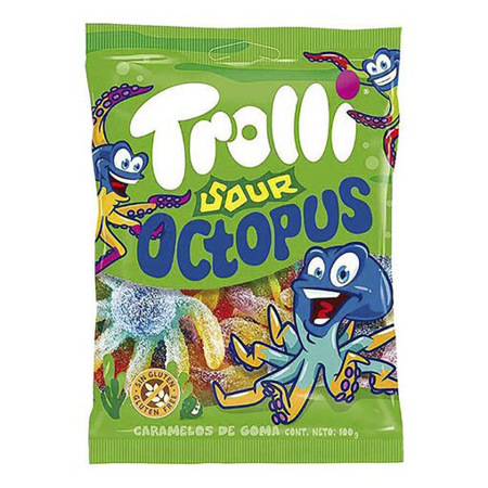 Imagen de Gomita Trolli Sour Octopus 100G