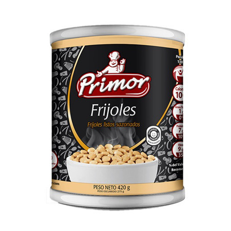 Imagen de Frijol Primor Sazonado 420 Gr