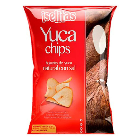 Imagen de Yuca Chips Iselitas Con Sal 180Gr