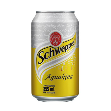 Imagen de Aguakina Schweppes Lata 355 ML