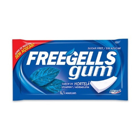 Imagen de Chicle Freegells Hierbabuena 8 Gr