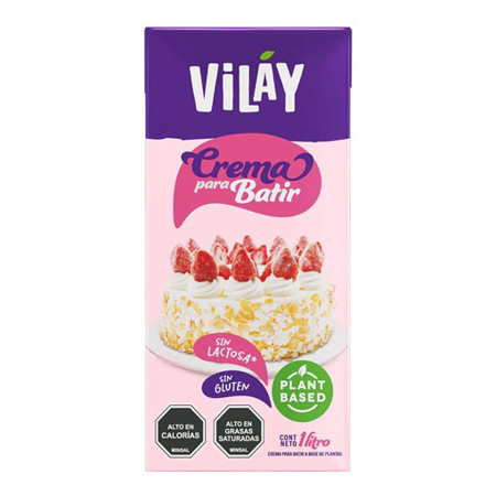 Imagen de Crema Para Batir Vilay Sin Gluten 1L