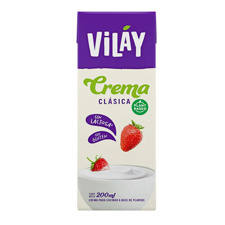 Imagen de Crema Clásica Vilay Sin Gluten 200Ml