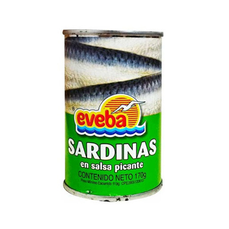 Imagen de Sardina En Salsa Picante Eveba 170Gr.