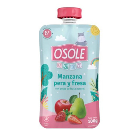 Imagen de Colado De Manzana Pera y Fresa Osole 100 Gr