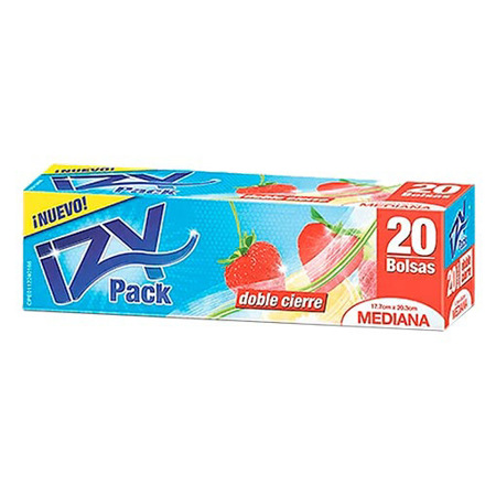 Imagen de Bolsa Mediana Con Doble Cierre Izy 20und