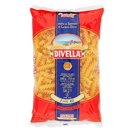 Imagen de Pasta Fusilli Divella 500 Gr