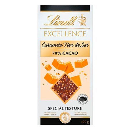 Imagen de Chocolate Barra Lindt Excellence Flor De Sal 100 Gr