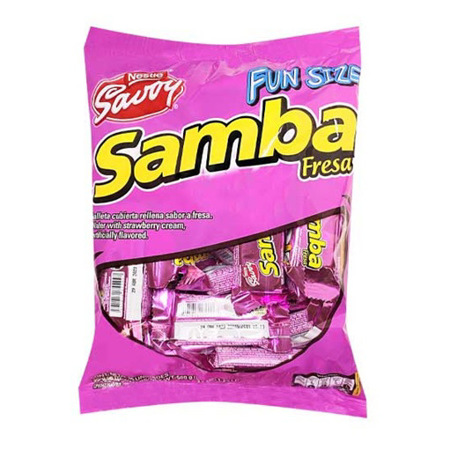 Imagen de Galleta Cubierta Samba Fresa Fun Size 560 Gr