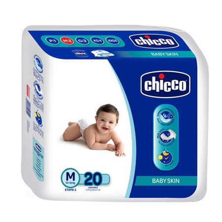 Imagen de Pañal Bebe Chicco Talla M 20 Und