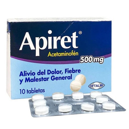 Imagen de Apiret Tableta 500 Mg x 10Und