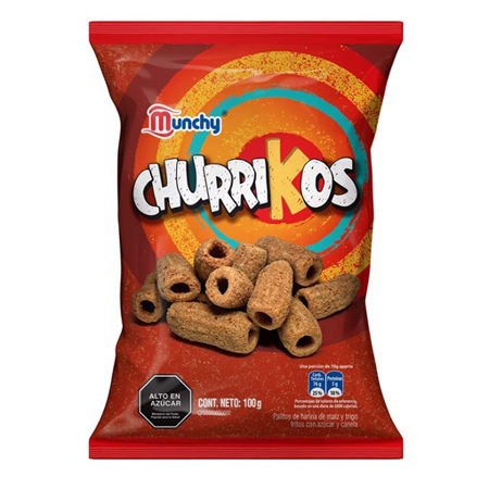 Imagen de Snack Dulce Churrikos 100 Gr