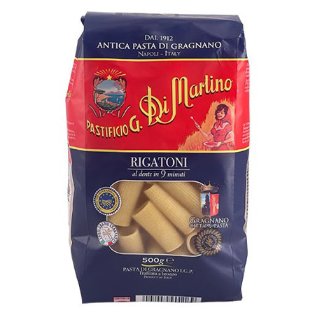 Imagen de Pasta Rigatoni Di Martino 500 Gr