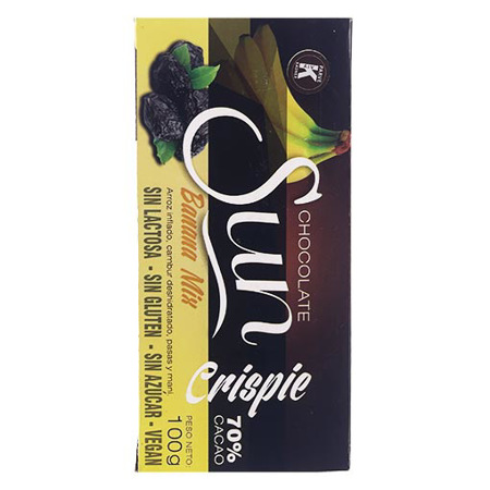 Imagen de Chocolate Barra Sun Banana Mix 70% 100 Gr