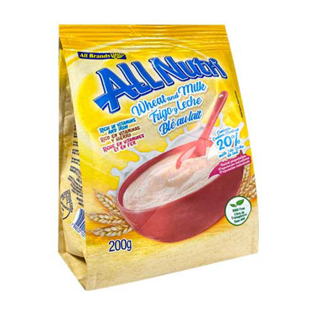 Imagen de Cereal Infantil All Nutri Trigo Y Leche 180 Gr