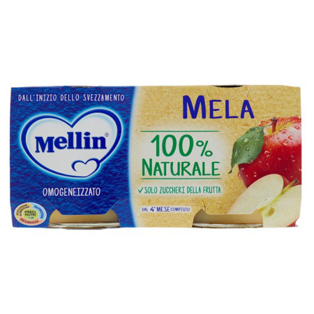 Imagen de Compota De Manzana Mellin 2 Und 200 Gr