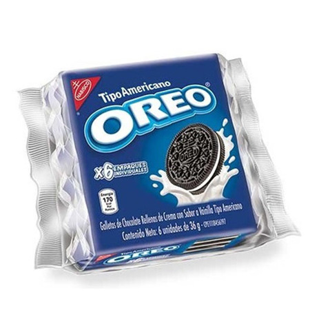 Imagen de Galleta Tipo Americana Oreo 36 Gr (6 Unidades).