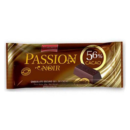 Imagen de Chocolate Pasion Noir 56% St Moritz 32 Gr.