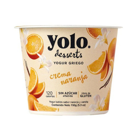Imagen de Yogurt Firme Crema Naranja  Yolo 150Gr.