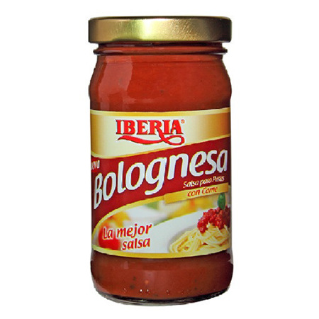 Imagen de Salsa Bolognesa Iberia 190 Gr.