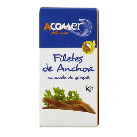 Imagen de Filete De Anchoa Acomer Del Mar En Aceite De Girasol 45 Gr