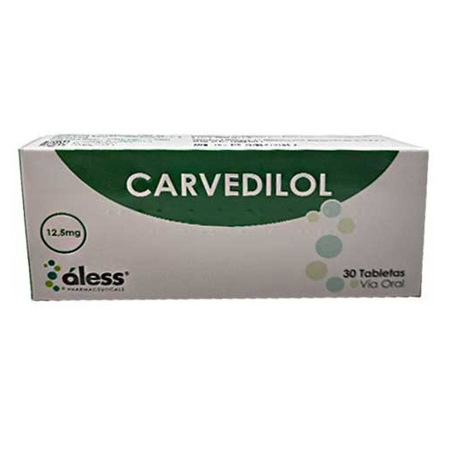 Imagen de Carvedilol Tab. 12.5mg X 30 Aless