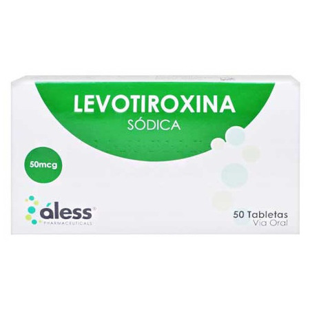 Imagen de Levotiroxina Sodica Tab. 50mg X 50 Aless