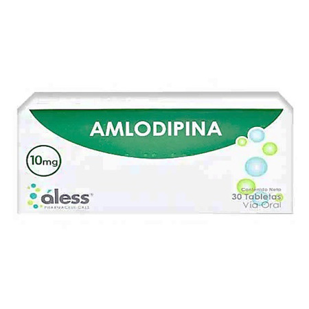 Imagen de Amlodipina Tableta 10 Mg X30 Aless