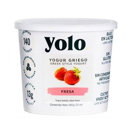 Imagen de Yogurt Firme Yolo Griego De Fresa 680 Gr