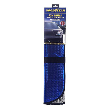 Imagen de Protector Solar De Auto Goodyear Azul 130X60 Cm