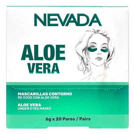 Imagen de Mascarilla De Ojos Nevada Aloe 20 Pza