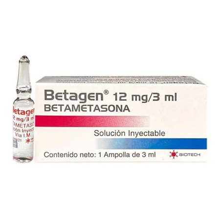 Imagen de Betagen Betametasona Ampolla 12Mg/3Ml Biotech