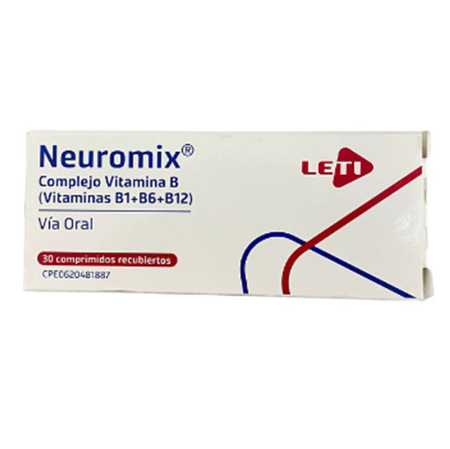 Imagen de Neuromix Complejo B 30 Comprimidos Recubiertos