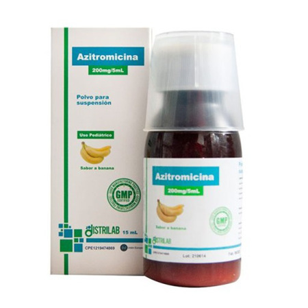 Imagen de Azitromicina Polvo Suspensión 200mg/5ml X 15ml
