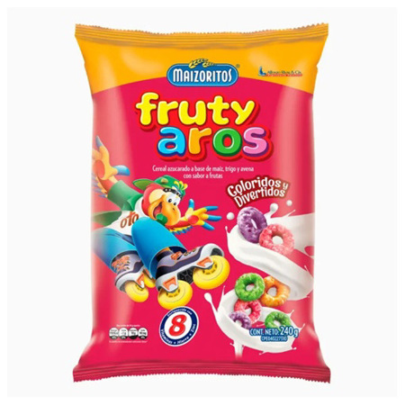 Imagen de Cereal Fruty Aros Maizoritos 240 Gr.