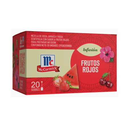Imagen de Infusión Frutos Rojos Te McCormick 20 Und