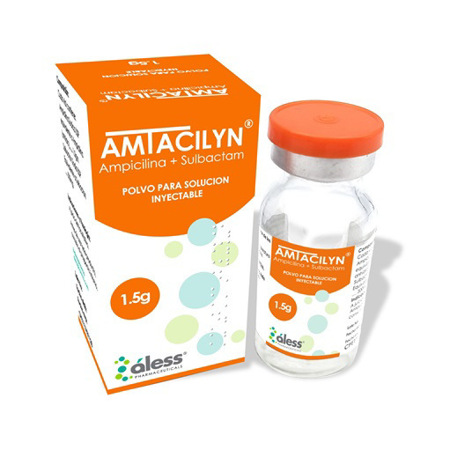 Imagen de Amtacilyn Ampolla Im/Iv 1,5 Gr X 1 Aless