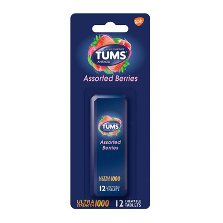 Imagen de Antiácido Tableta Masticable  Bayas X 12 Tums