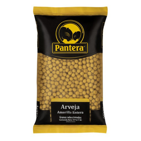 Imagen de Arveja Amarilla Pantera Entera 454 Gr