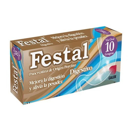 Imagen de Festal x 10 Grageas Calox