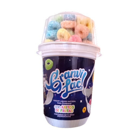 Imagen de Yogurt Firme Natural Granvi Lac Con Fruti Aros 200 Ml
