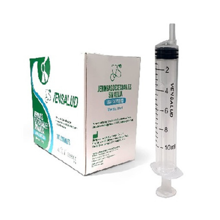 Imagen de Jeringa.10cc 21g X 1 1/2 Vensalud