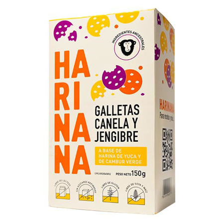 Imagen de Galleta Harinana Canela Y Jengibre Sin Gluten 152g