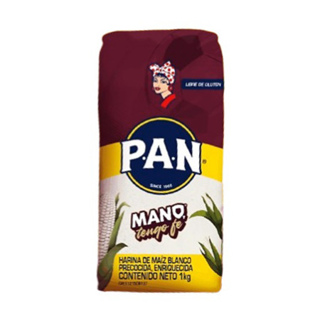 Imagen de Harina De Maíz Pan Blanca Libre de Gluten 1K